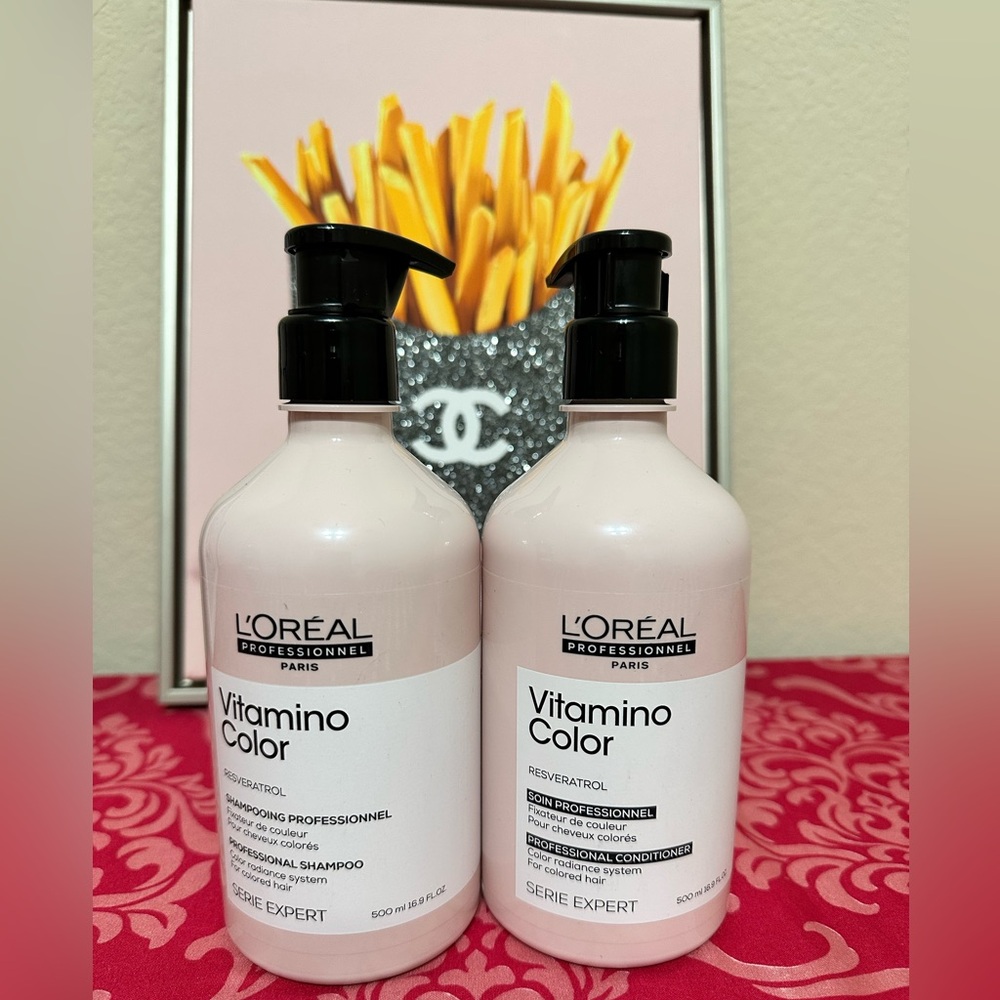 L’Oréal Professional Vitamino Color Shampoo and Conditioner Set